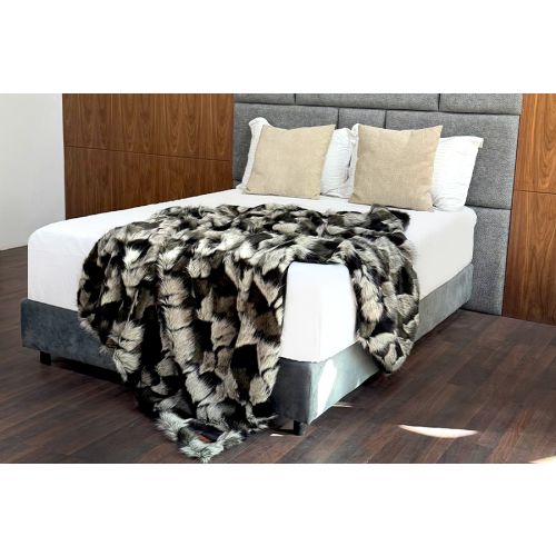Plaid de luxe en Fourrure
